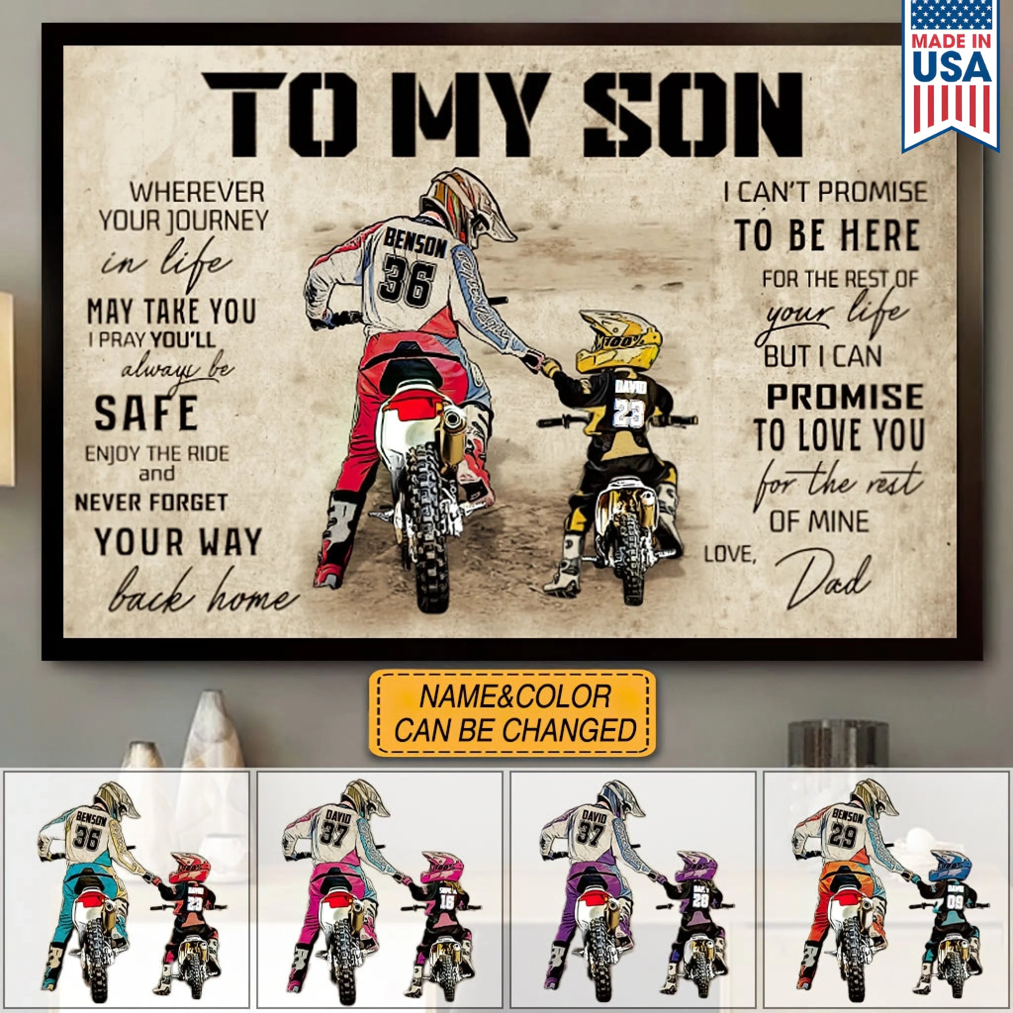 Family Bond Collage Canvas_ To The World You_yythkg